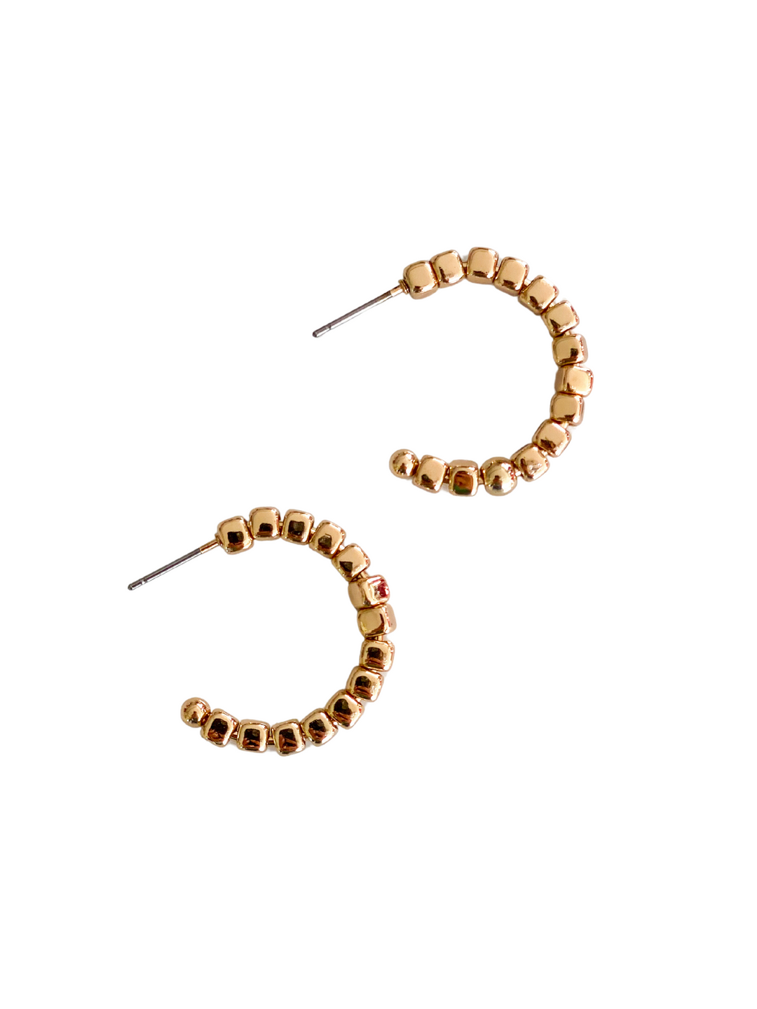 Gold Beads Earrings