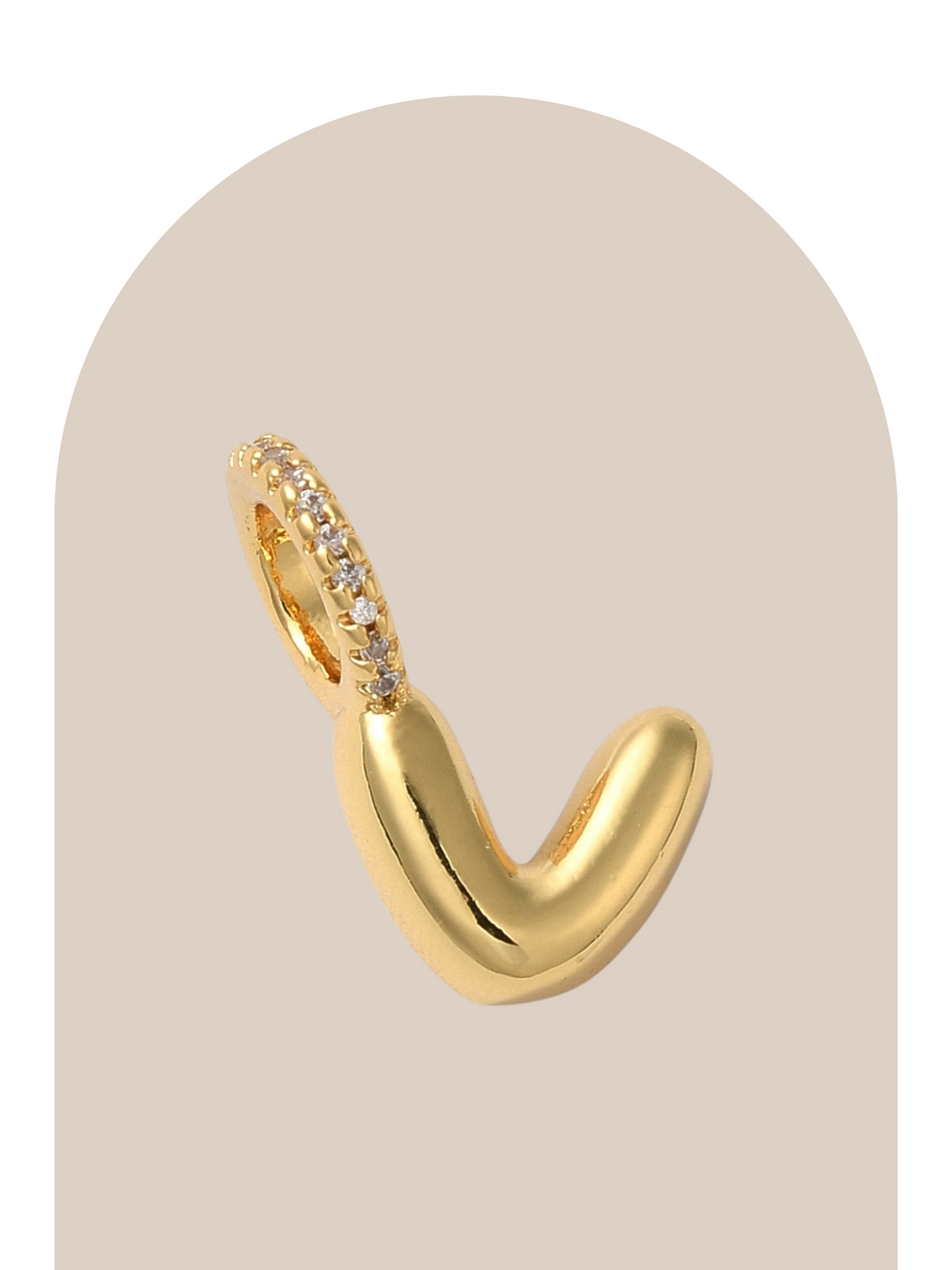 Gold Plated Initial Charm