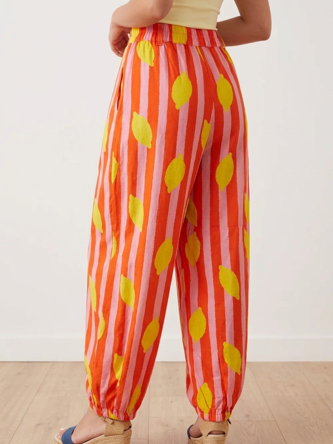 Italy Lemon Stripe Pant