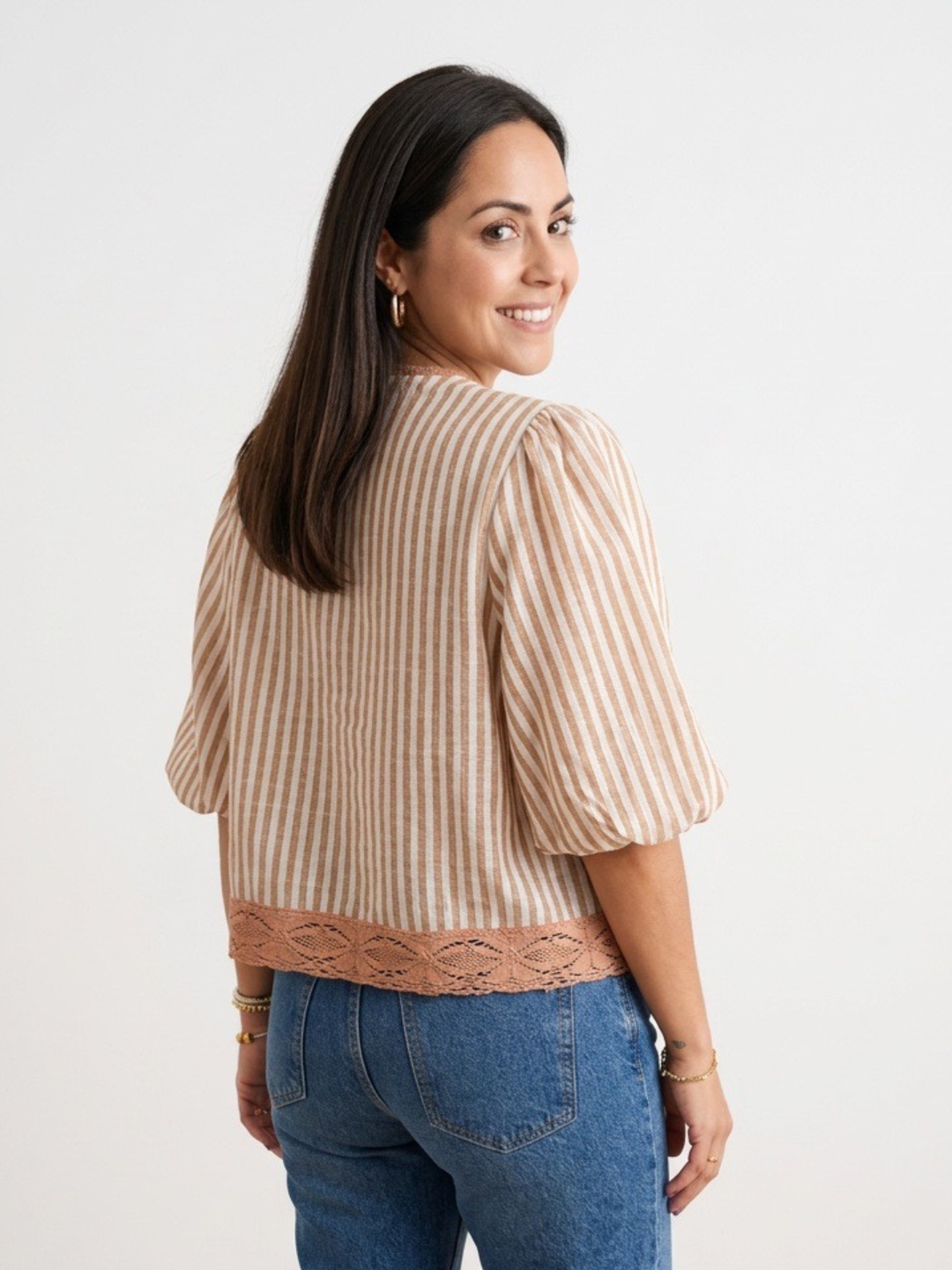 Maria Stripe Blouse