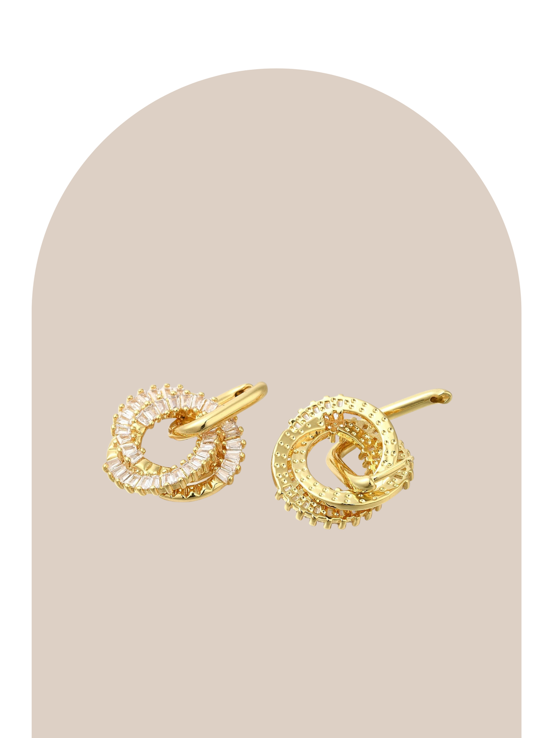 Gold Plated Formal Earrings