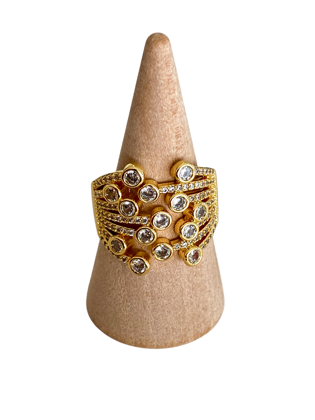 18K Gold Plated Ariadna Ring