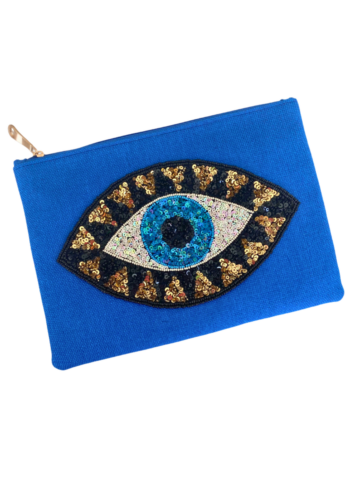 Royal Blue Eye Clutch