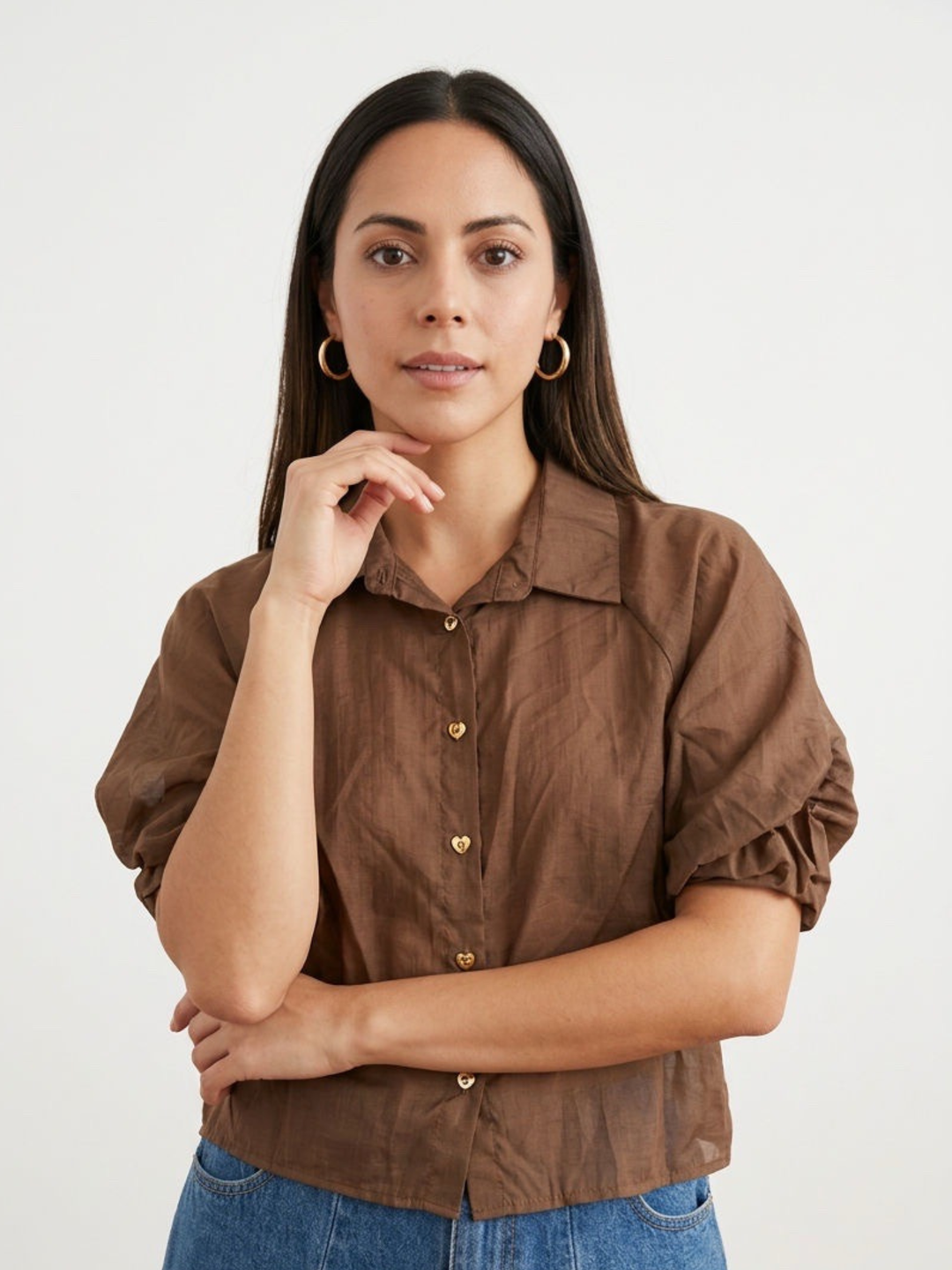 Italy Bubble Sleeve Top