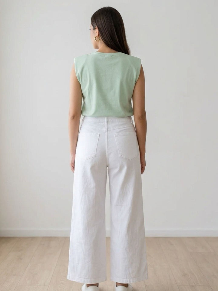 Italy Mint & Gold Detail Bodysuit