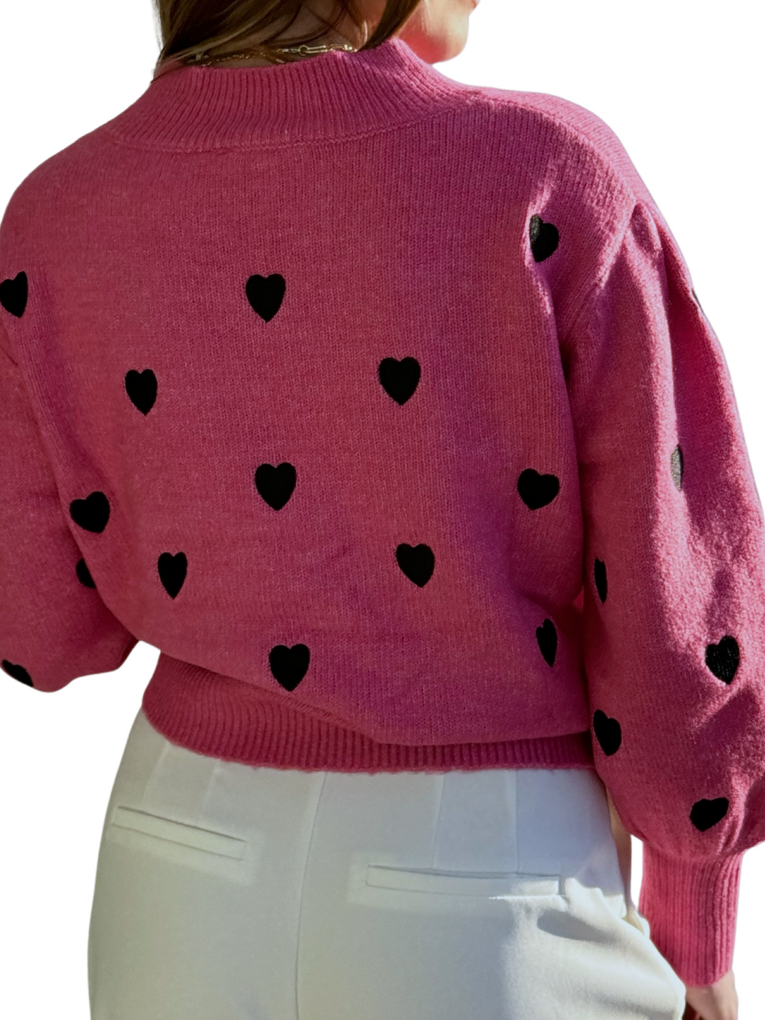 Long Sleeve Sweetheart Sweater