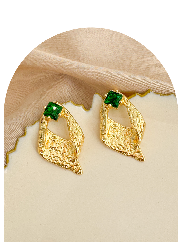 Gold Plated Elegant Earrings