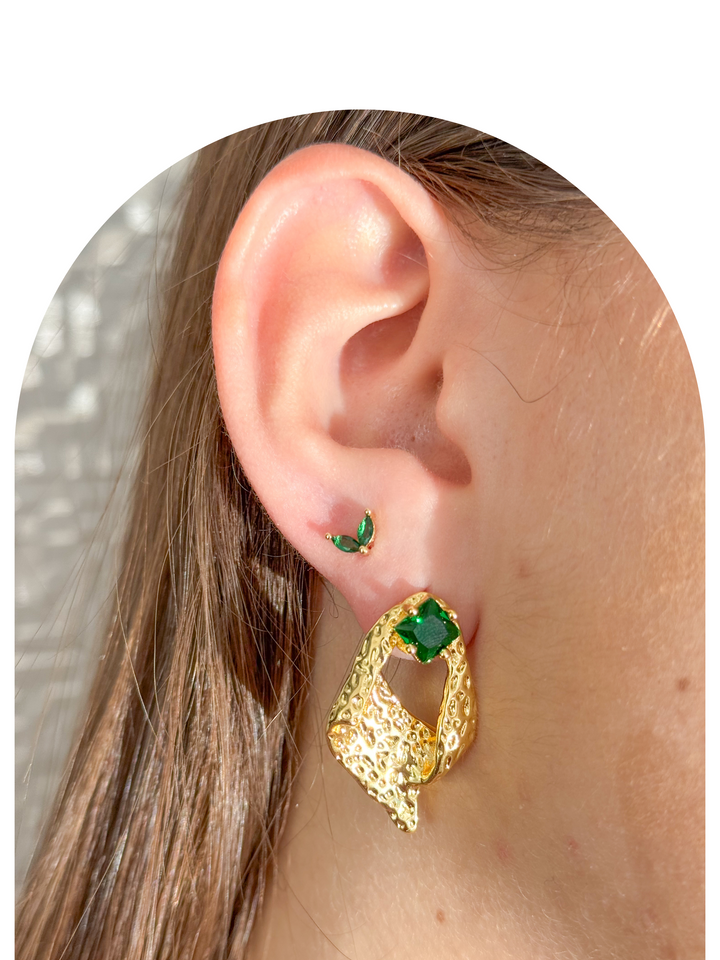 Gold Plated Elegant Earrings