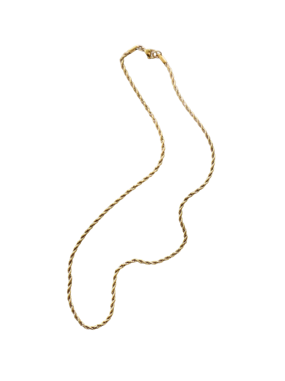 Cable Gold Necklace