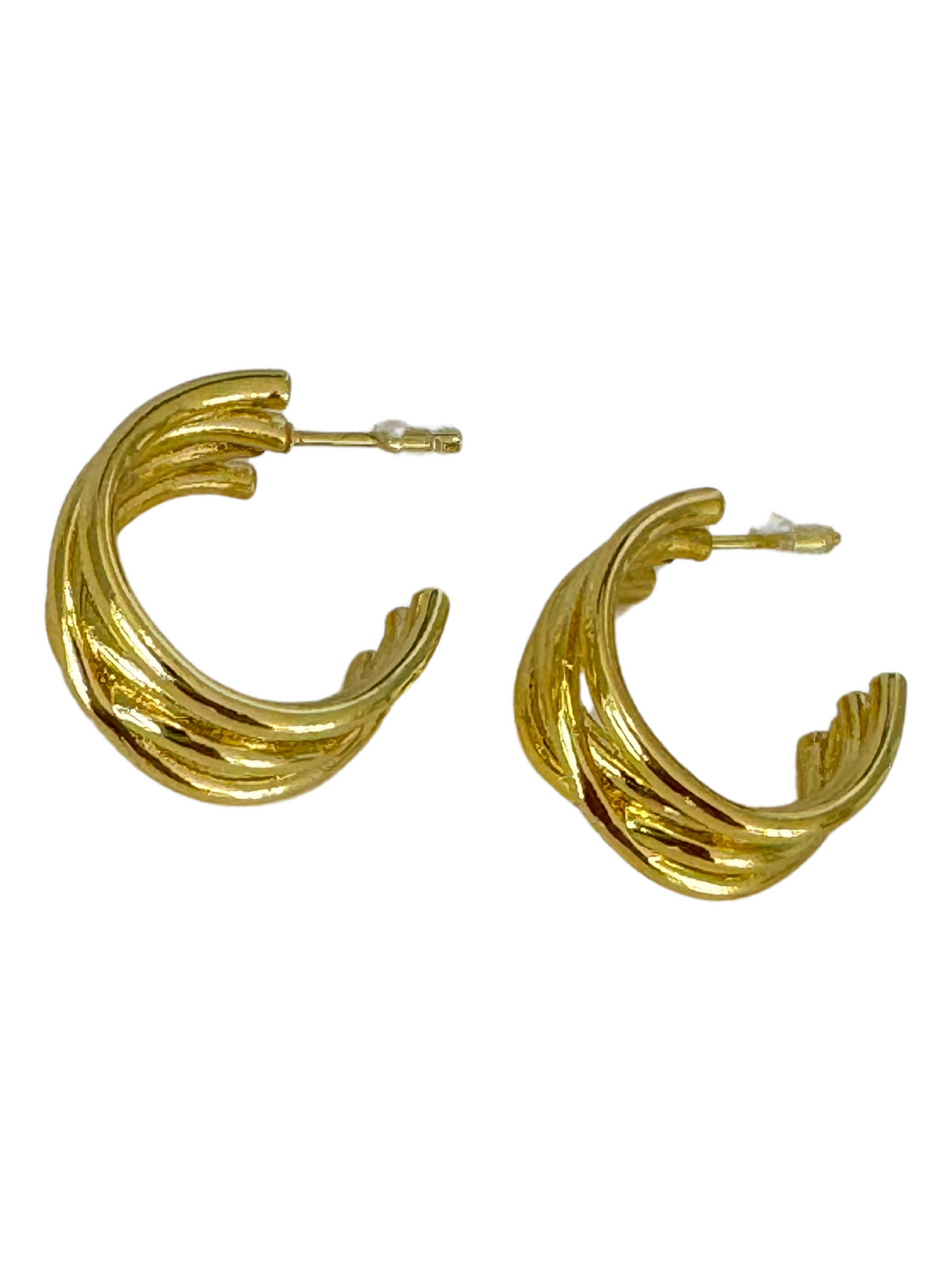 18k Gold Plated Split Earrings