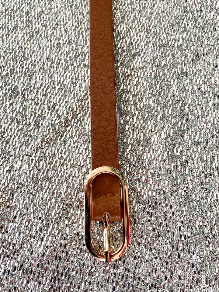 Oval Thin Belt