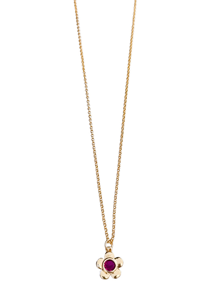 18K Gold Plated Flower Necklace