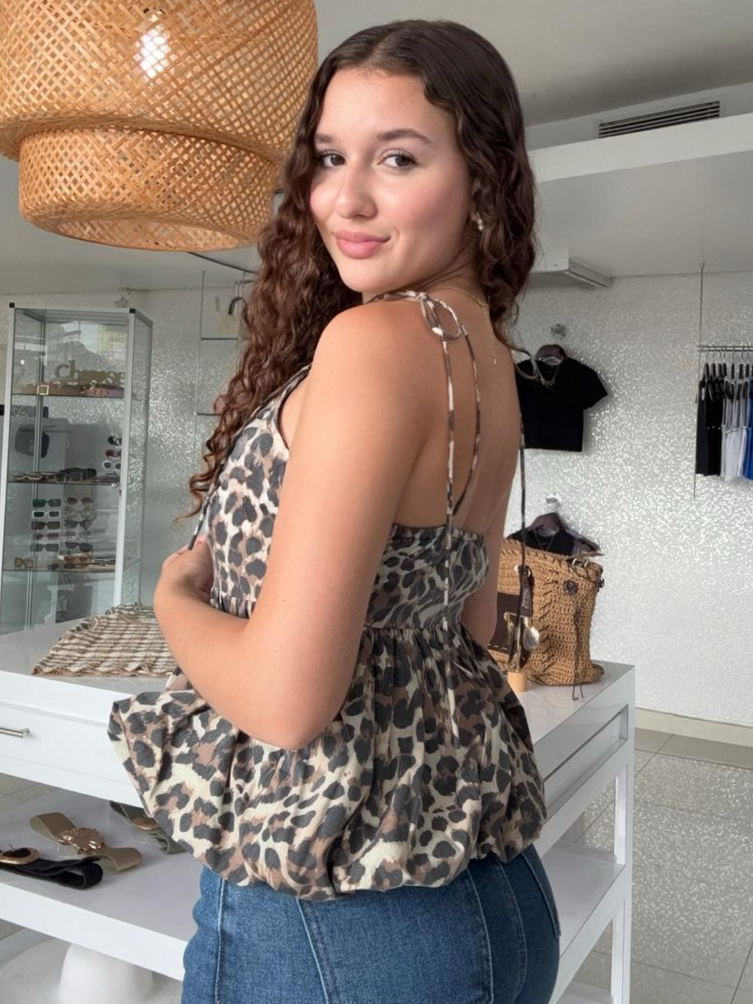 Animal Print Top