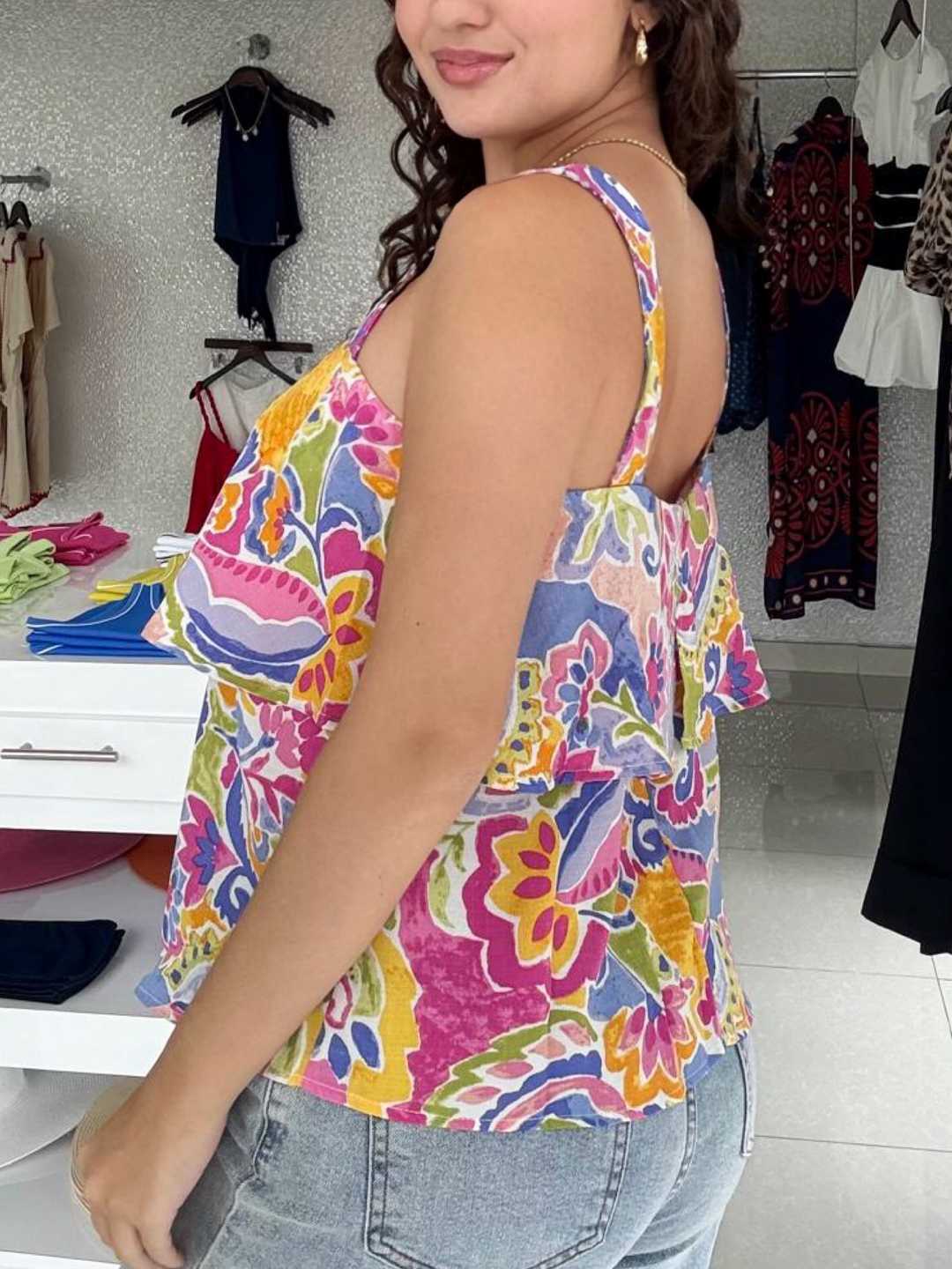Floral Summer Top