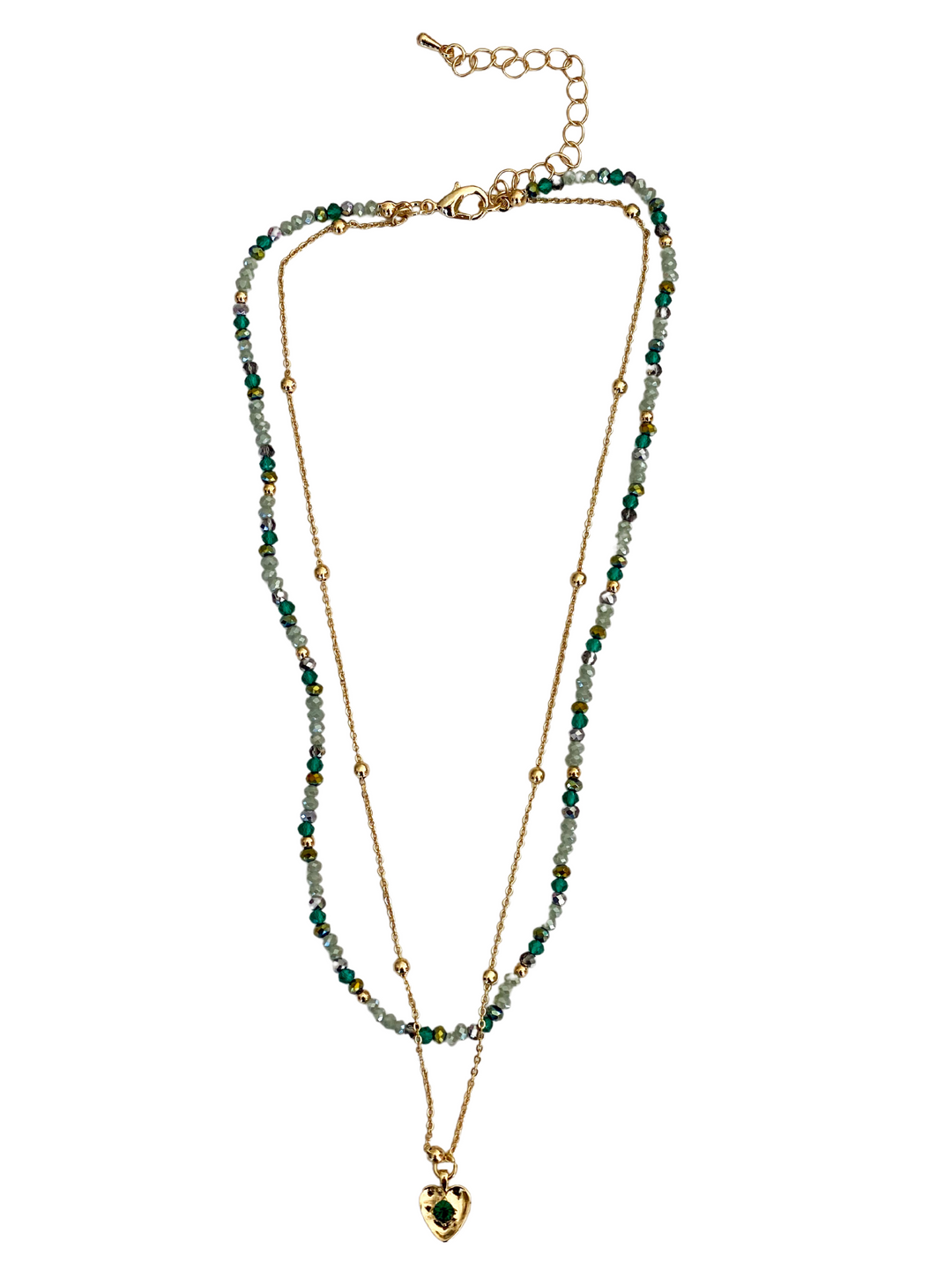 Beaded & Chain Layers Necklaces