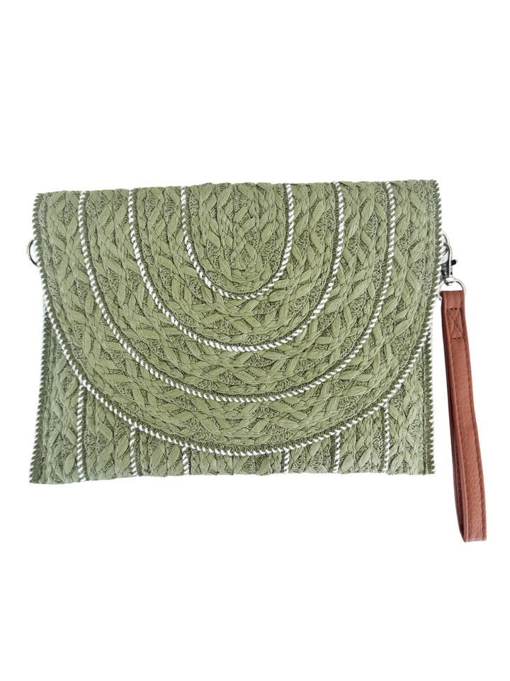 Raffia Amalia Clutch