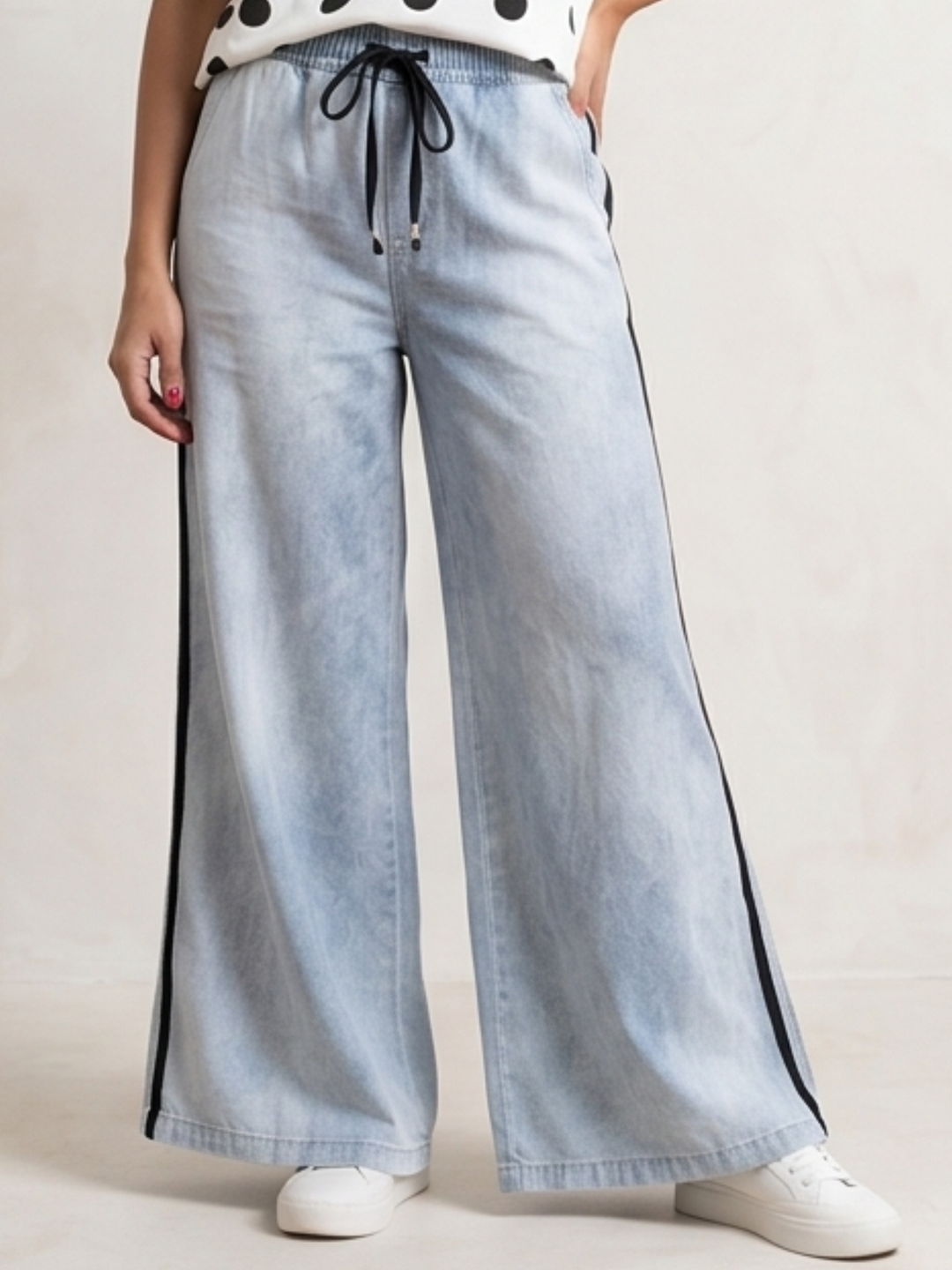 Made in Italy Wide Leg Comfy Pant