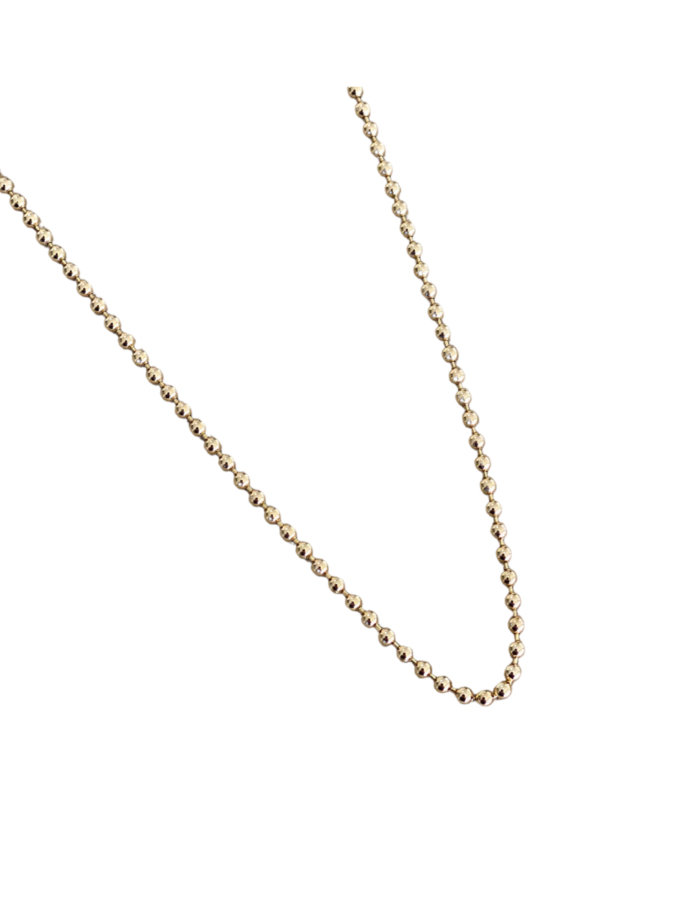 Gold Filled Simple Ball Necklace