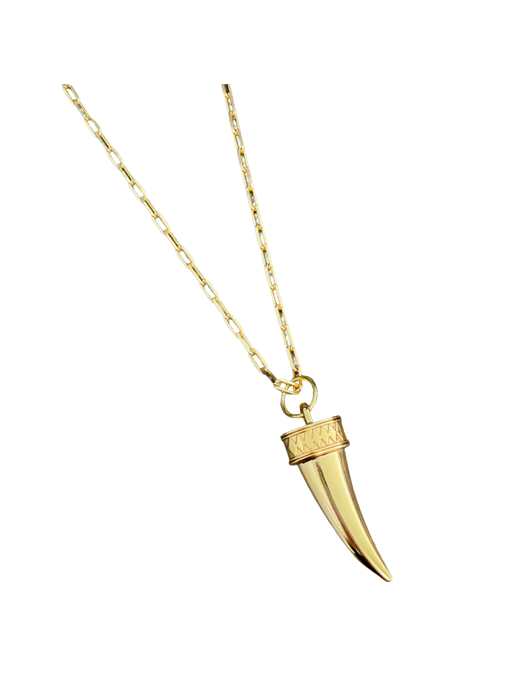 Horn Gold Filled Necklace